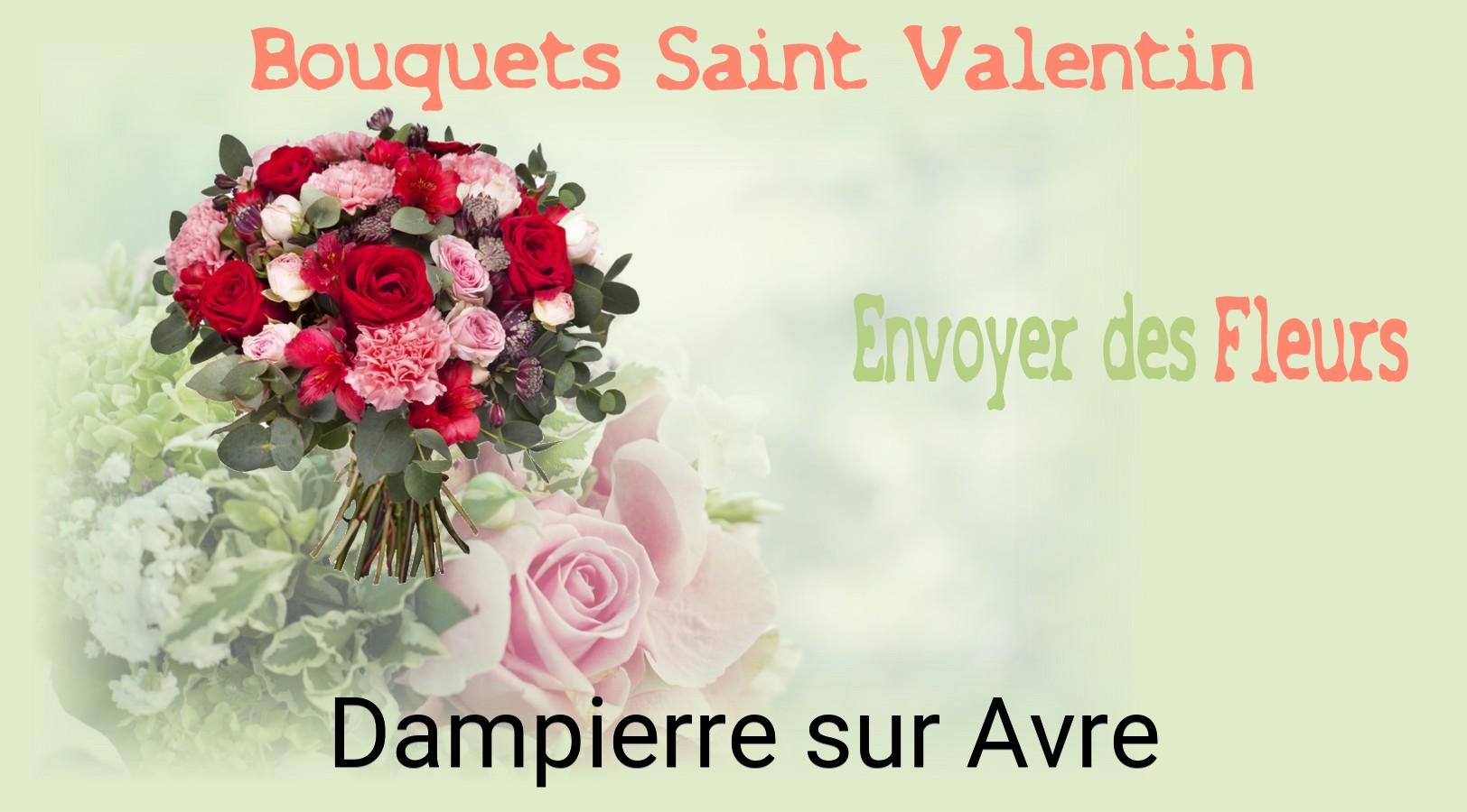 Roses de Saint-Valentin livrées à Dampierre-sur-Avre